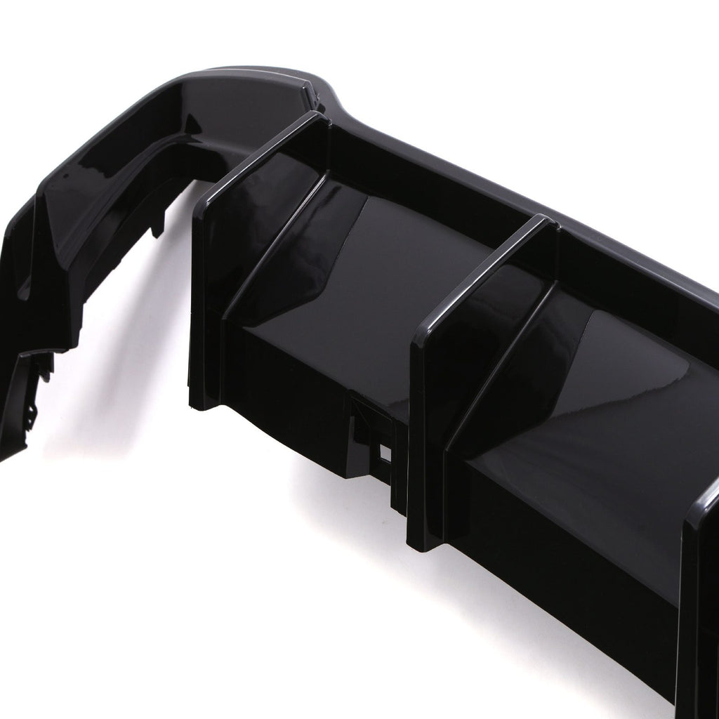 Diffusore Posteriore a Doppia Uscita Nero Lucido VW Golf GTI MK8 2020+ - foto 8