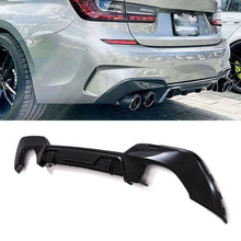Diffusore Posteriore a Quadruplo Scarico Nero Lucido BMW Serie 3 G20 19-21
