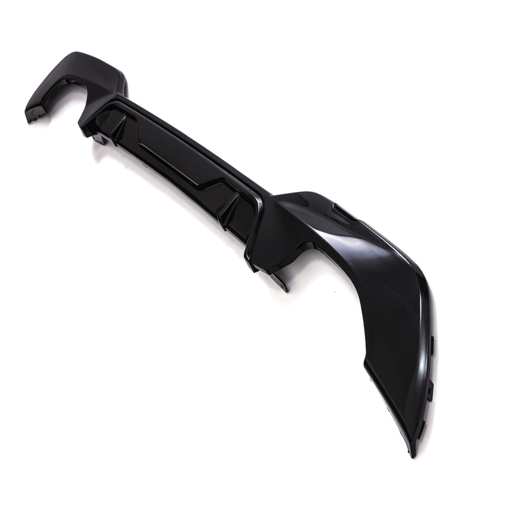Diffusore Posteriore Quad con Terminali Nero Lucido BMW Serie 3 G20 G21 2019-2021 - foto 7