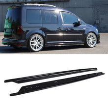 Minigonne Nero Lucido Volkswagen Caddy MK5 Passo Lungo 20+