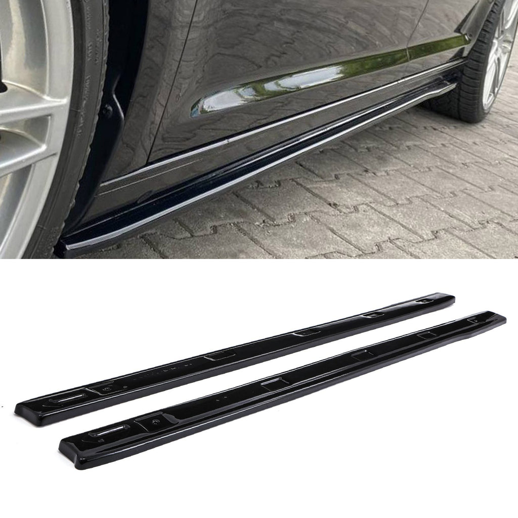 Minigonne Nero Lucido Volkswagen Caddy MK4 Passo Corto 15-20