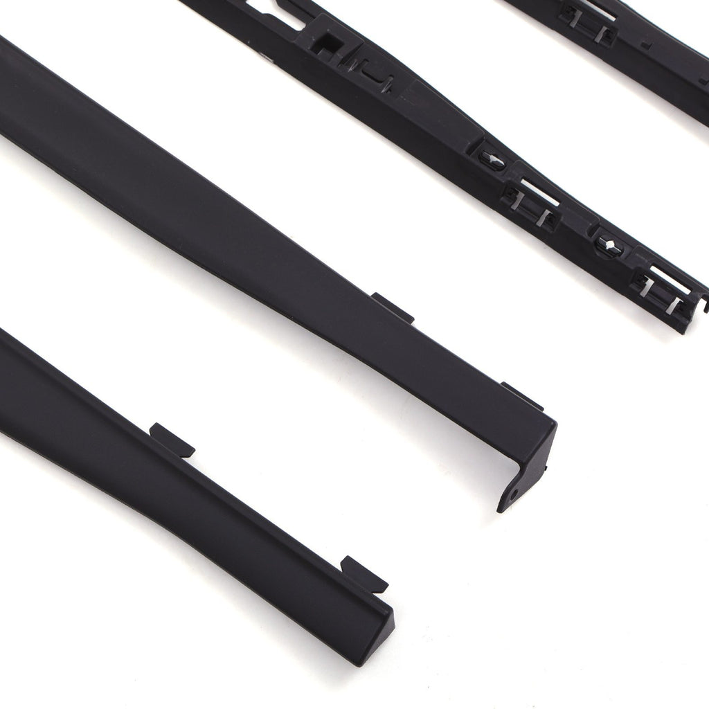 Minigonne Stile GTI Nero Opaco VW Golf MK8 2020+ - foto 4