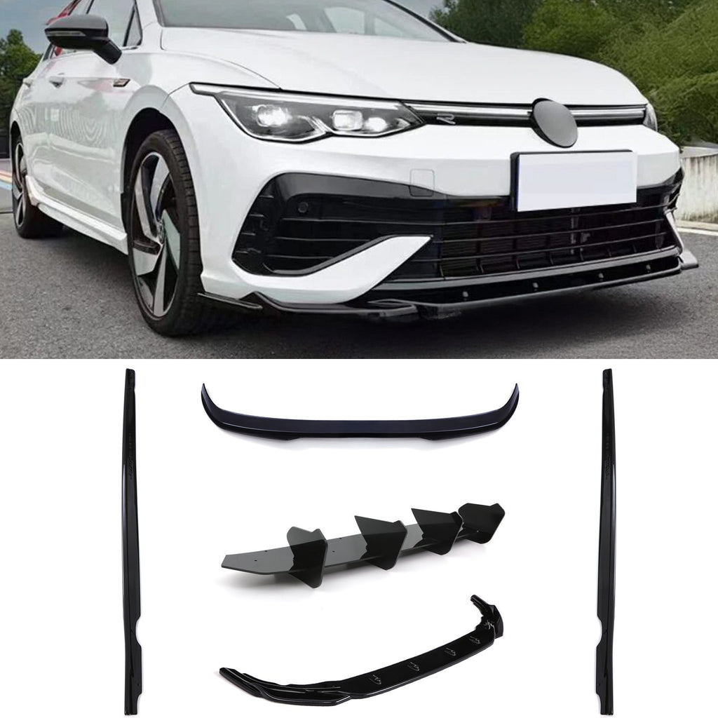 Kit Aero Completo Nero Lucido VW Golf MK8 R dal 2020