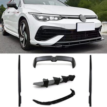 Kit Aero Completo Stile Oettinger Nero Lucido VW Golf MK8 R dal 2020