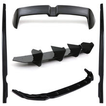 Kit Aero Completo Stile Oettinger Nero Lucido VW Golf MK8 R dal 2020 - foto 2
