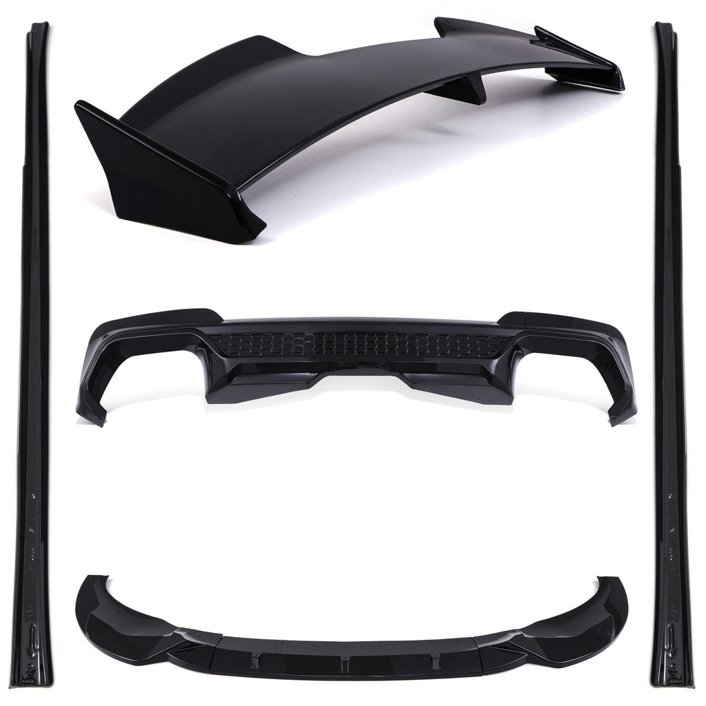 Kit Aero Completo Nero Lucido BMW X4 G02 Pre-LCI 18-21