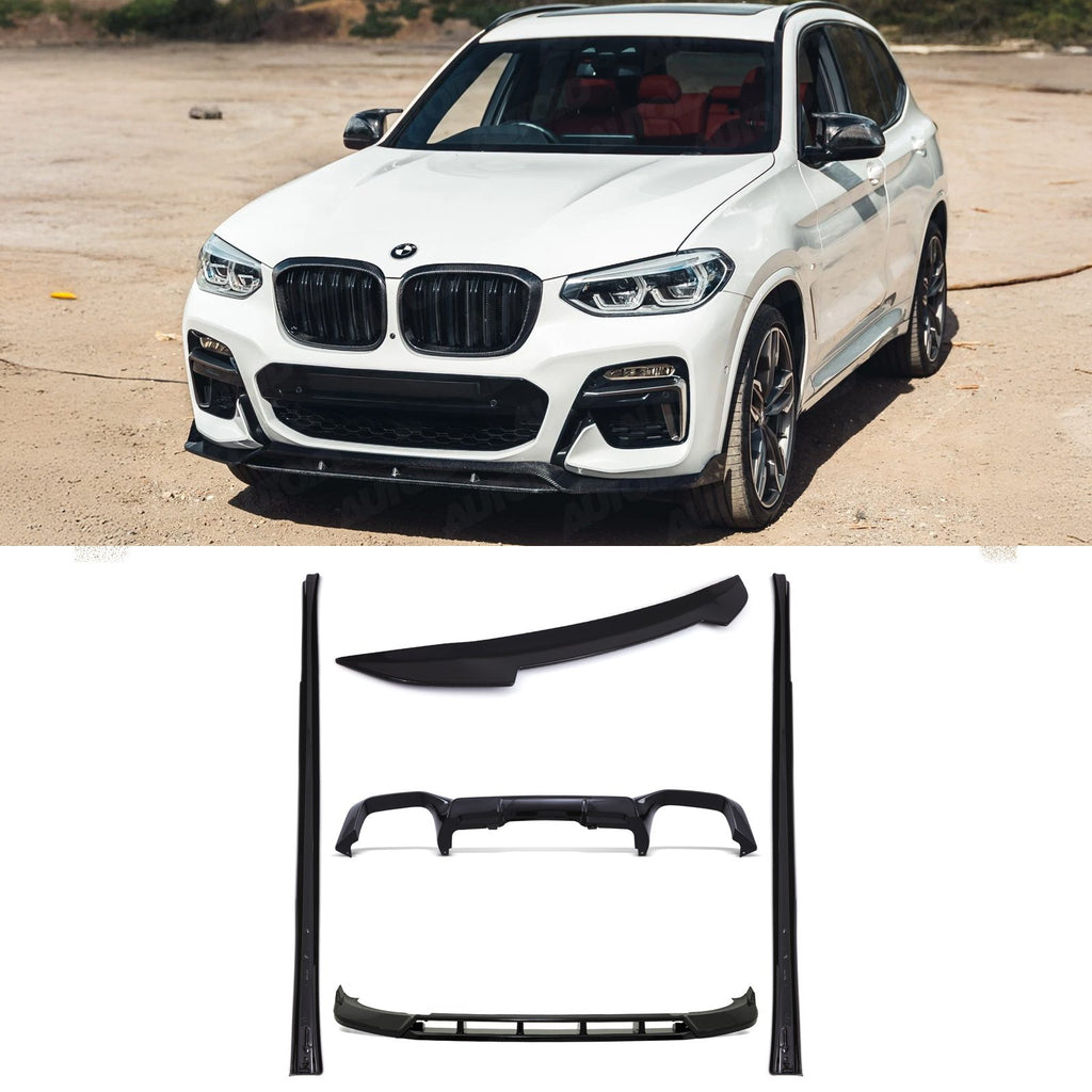 Kit Aero Completo Nero Lucido BMW X4 G02 LCI dal 2022
