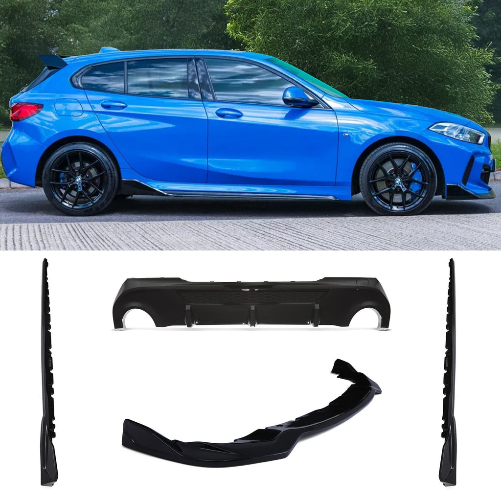 Kit Aero Completo Nero Lucido BMW Serie 1 F40 19-24