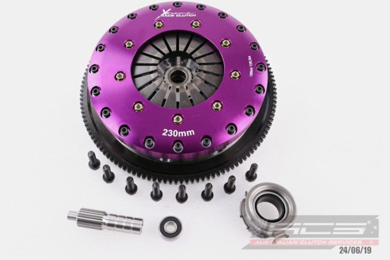 Kit frizione + volano Xtreme Performance Ø 230 mm organico bidisco - coppia 1200 Nm - Subaru BRZ ZC6 ZD8 2012-2021 / Toyota GR86 ZN8 2022 / Toyota GT86 MK1 ZN6AC ZN6BC ZN6EY 2012-2016
