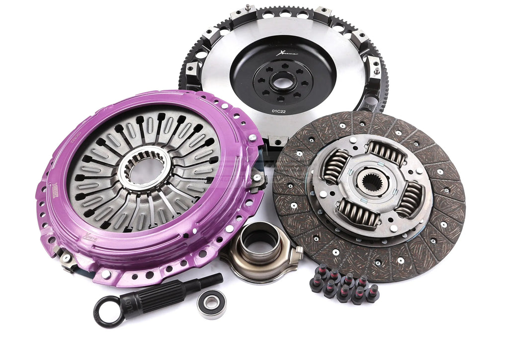 Kit frizione + volano Xtreme Performance rinforzato organico - coppia 570 Nm - Subaru Impreza GC8 GF8 GDA GGA GGB GDB GDF GRB GRF GVF 1996-2013 / Subaru WRX 2014