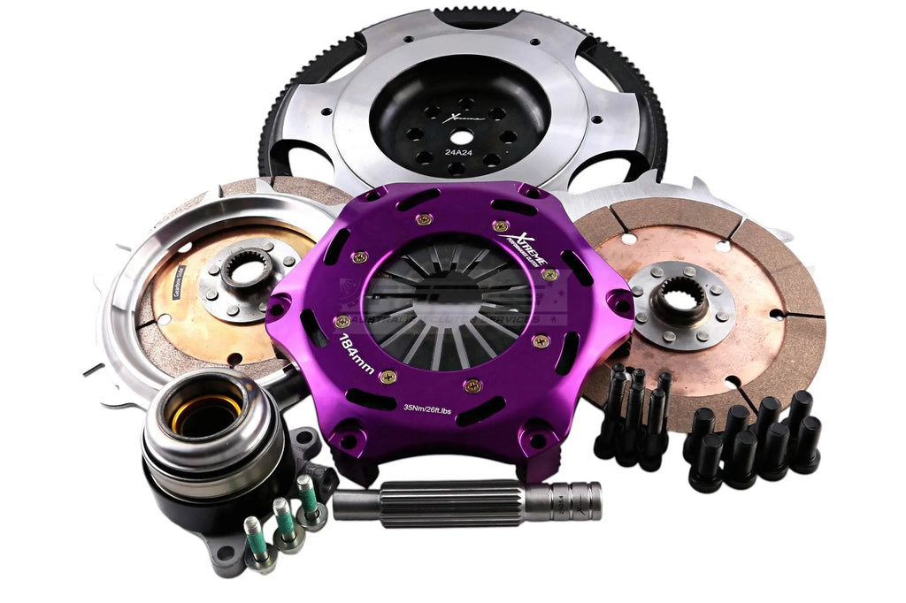 Kit frizione + volano Xtreme Performance Ø 184 mm ceramico rigido bidisco con reggispinta idraulico CSC - coppia 1220 Nm - Toyota Corolla MK11 MK12 GZEA14 2023 / Toyota Yaris GXPA16 2020