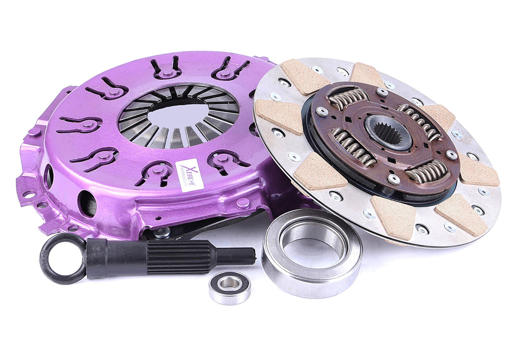 Kit frizione Xtreme Performance rinforzato ceramico ammortizzato - carico 550 kg (incremento del 40%) - coppia 320 Nm - Toyota Celica MK4 AA63 1983-1985 / Toyota Corolla E7 E8 AE71LG AE71 AE86 1981-1987 / Toyota Sprinter AE86 1983-1987