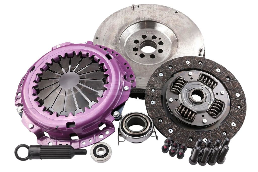 Kit frizione + volano Xtreme Performance rinforzato organico - coppia 280 Nm - carico 660 kg (60% inc ) conversione da volano bimassa a monomassa - Toyota Altezza SXE10 1998-2005