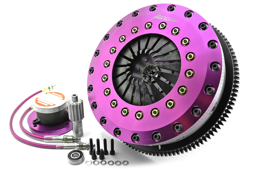Kit frizione + volano Xtreme Performance Ø 230 mm organico bidisco con reggispinta idraulico CSC - coppia 1200 Nm - Toyota Supra MK3 MK4 JZA80 1993-2002