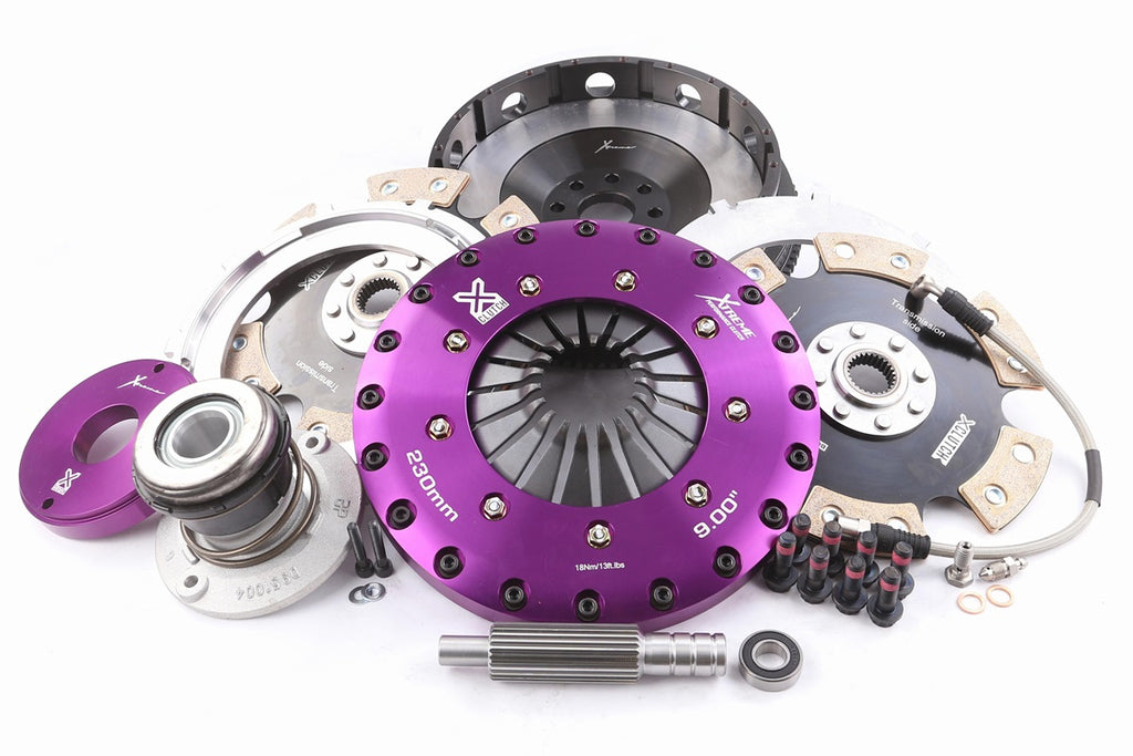 Componenti frizione Xtreme Clutch kit di conversione frizione TOYOTA JZ TR6060 26x28.6mm - Ø 230 mm - 26 denti - Ø mozzo 28.6 mm - KTY23686-2E