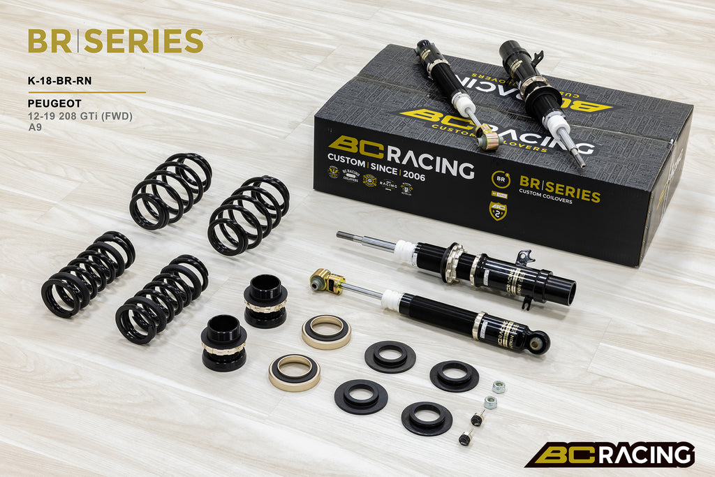 Assetto regolabile BC Racing Serie BR per Peugeot 208 GTI (12-19) - Rif. K-18-BR-RN