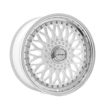 Carica l'immagine nel visualizzatore di Gallery, Cerchio in Lega LENSO BSX 17x7,5 ET20-35 con foratura su misura Gloss White &amp; Polished