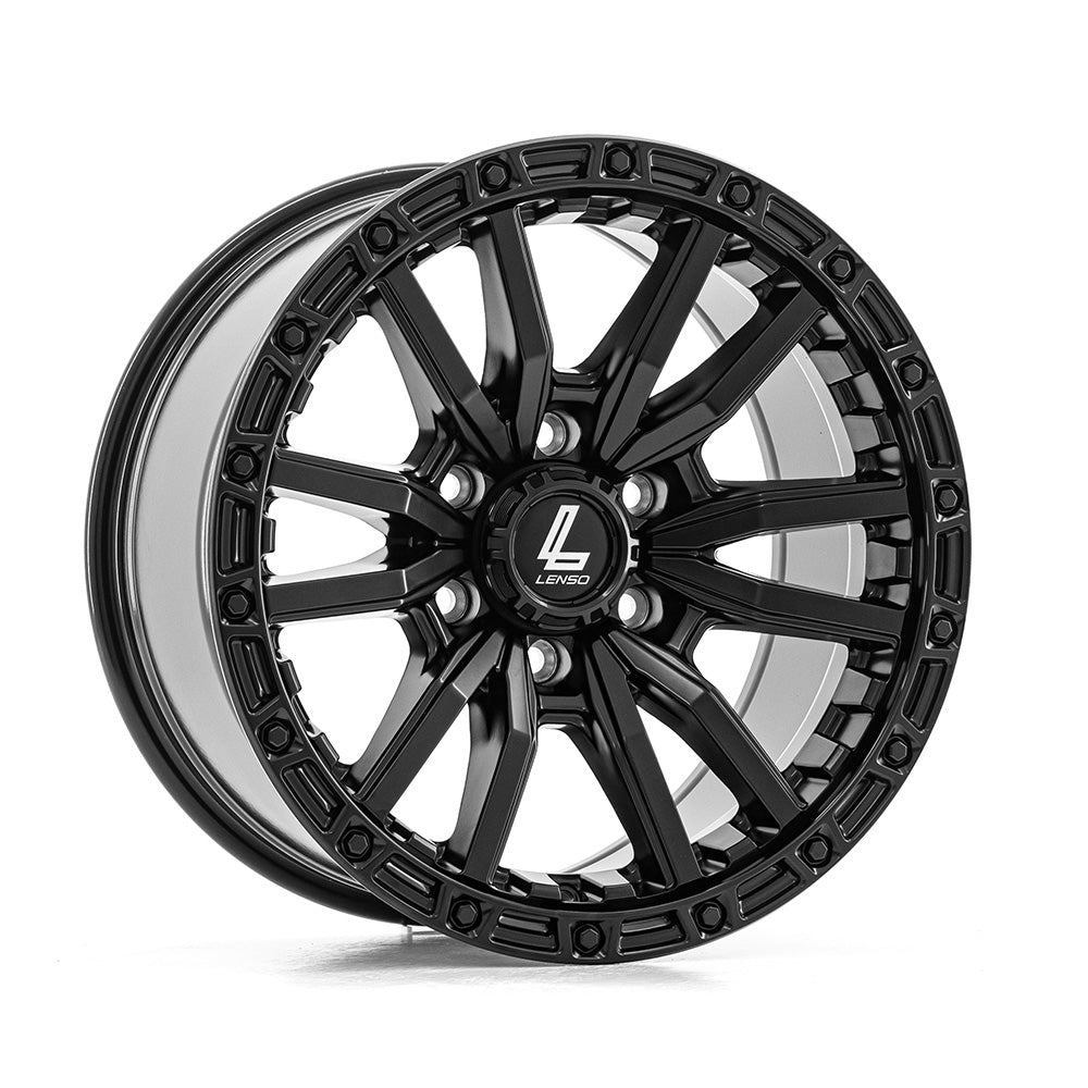 Cerchio in Lega LENSO VALOR 17x9 ET12 6x139.7 Matt Black