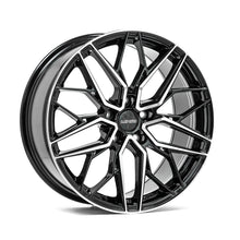 Load image into Gallery viewer, Cerchio in Lega LENSO VENTUS 18x8,5 ET40 5H con foratura su misura Gloss Black &amp; Polished