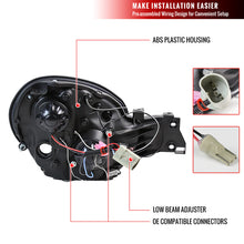 Carica l'immagine nel visualizzatore di Gallery, Fari Anteriori Proiettore LED SK-Import Neri Subaru Impreza GD GG 2000-2005 - foto 6