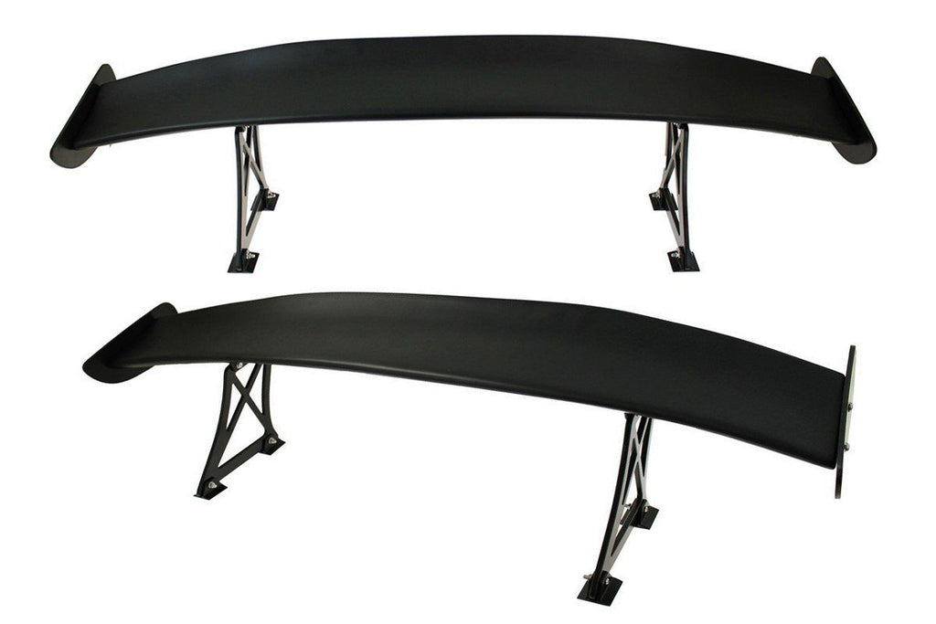 Spoiler Posteriore GT Style SK-Import Nero ABS e Alluminio Universale - foto 2