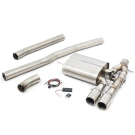 Cat-back valvolato Cobra Sport Mini F56 LCI GPF / extra-UE - MN28/MN29 — immagine illustrativa della configurazione