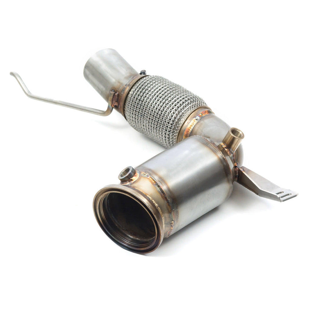 Downpipe Cobra Sport Mini F54/F56 LCI con GPF, scarico originale - MN32/MN33 — immagine illustrativa della configurazione