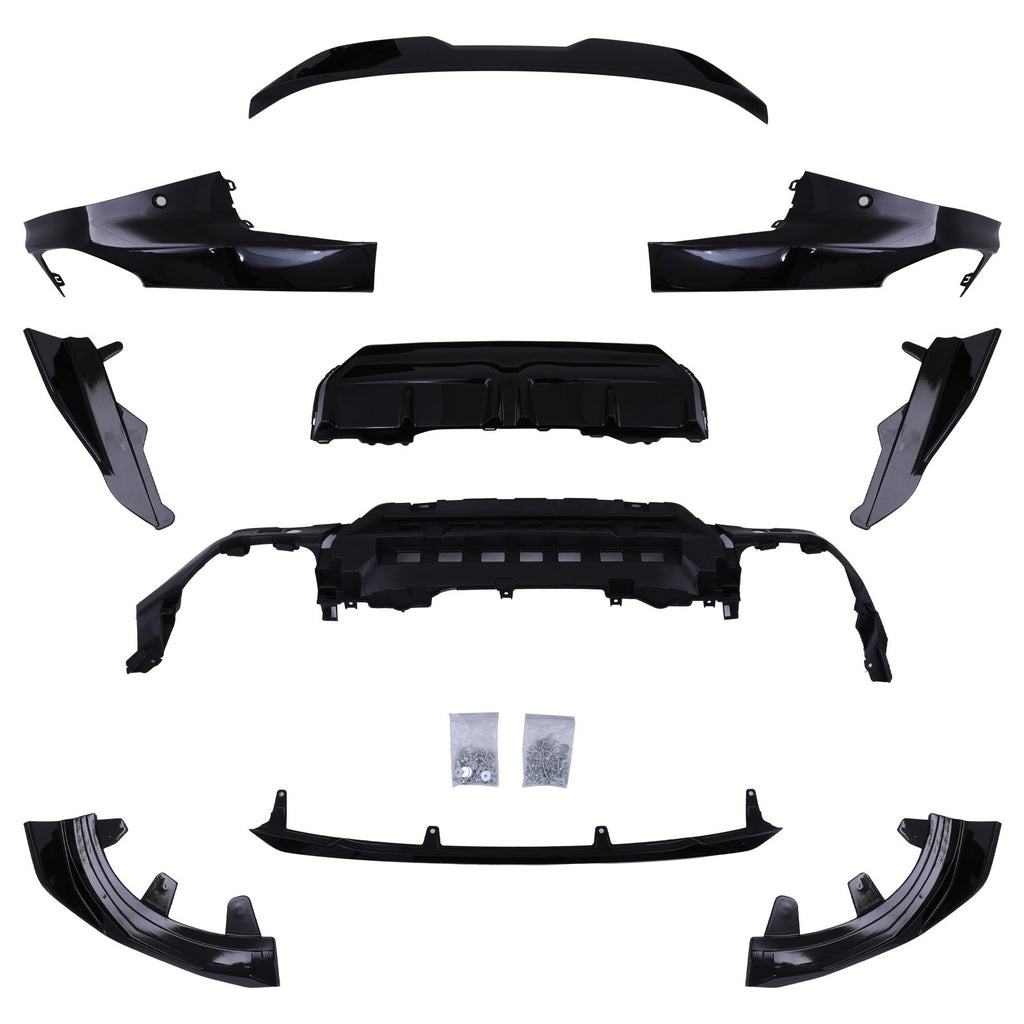 Kit Aero Nero Lucido BMW Serie 2 G42 2021+ - foto 2