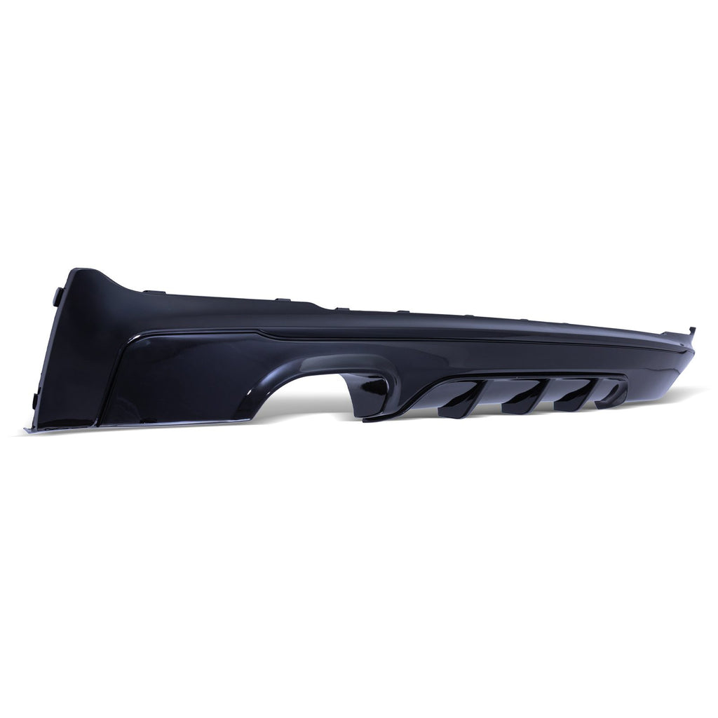 Diffusore Posteriore a Doppio Scarico Stile M Performance Nero Lucido BMW Serie 2 F22 F23 14-21 - foto 3
