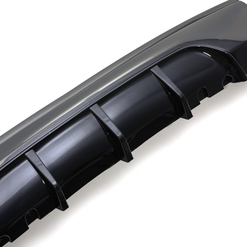 Diffusore Posteriore a Doppio Scarico Stile M Performance Nero Lucido BMW Serie 2 F22 F23 14-21 - foto 9
