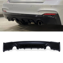 Diffusore Posteriore Stile M Performance Nero Lucido Doppia Uscita BMW Serie 2 F22 F23 14-21