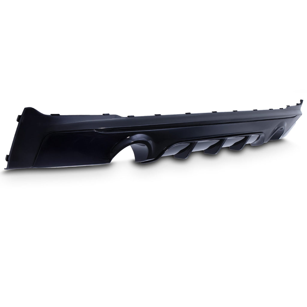 Diffusore Posteriore Stile M Performance Nero Lucido Doppia Uscita BMW Serie 2 F22 F23 14-21 - foto 3
