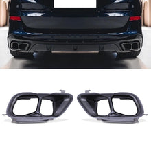 Terminali di Scarico Quad Nero Lucido BMW X5 G05 / X6 G06 / X7 G07 2018+
