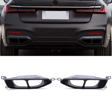 Puntali di Scarico Nero Lucido BMW Serie 7 G11 2019-2022