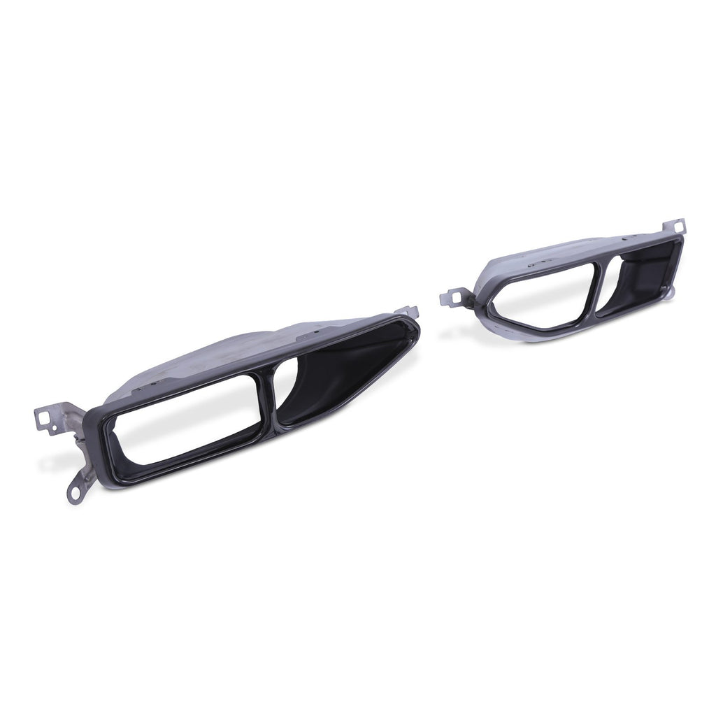 Puntali di Scarico Nero Lucido BMW Serie 7 G11 2019-2022 - foto 4