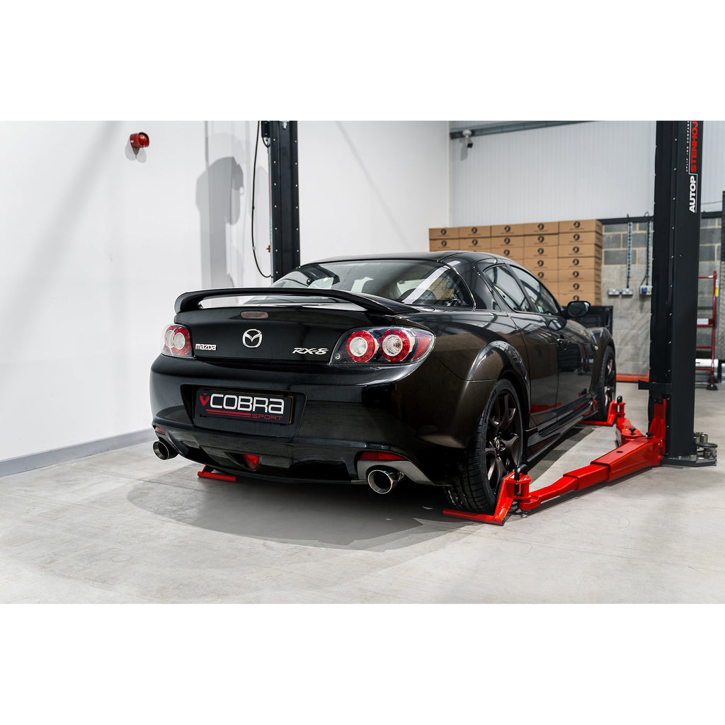 Scarico Sportivo Cat Back Cobra Sport per Mazda RX8 R3 (S2) 2008-12 (Facelift)