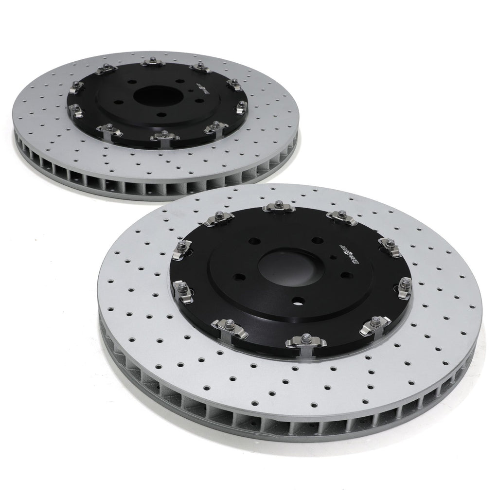 Dischi Freno Anteriori Forati e Traforati 390mm Nissan GT-R R35 12-16