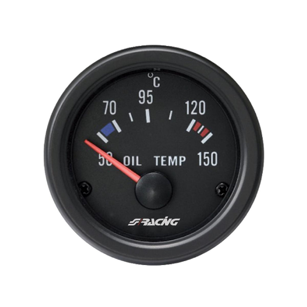 Manometro 52mm temperatura olio Black line