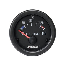 Load image into Gallery viewer, Manometro 52mm temperatura olio Black line