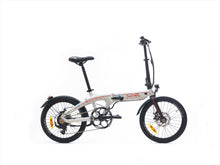 Load image into Gallery viewer, OZ E-Leggera e-bike pieghevole nera vista laterale