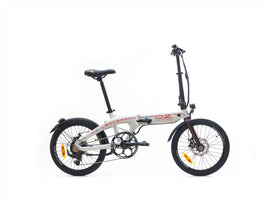OZ E-Leggera e-bike pieghevole nera vista laterale
