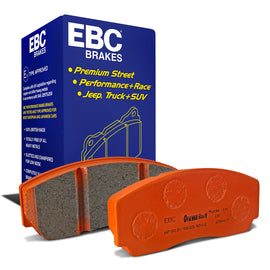 Pastiglie freni EBC Orangestuff da pista anteriori per Audi RS4 B8
