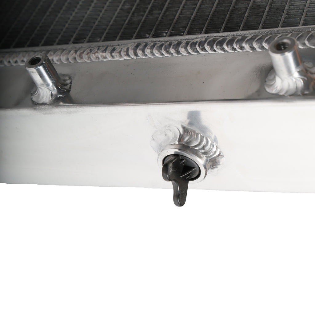 Dettaglio costruttivo del radiatore maggiorato Cooling Solutions per Mazda MX-5 NA