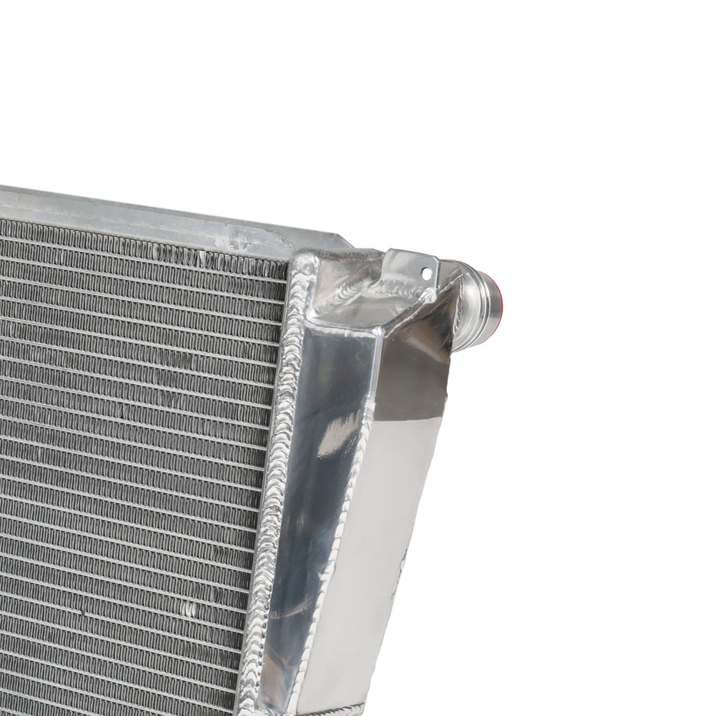 Dettaglio costruttivo del radiatore maggiorato Cooling Solutions per BMW Serie 3 E46