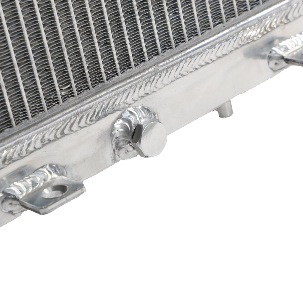 Dettaglio costruttivo del radiatore maggiorato Cooling Solutions per Subaru Forester SG5/SG9