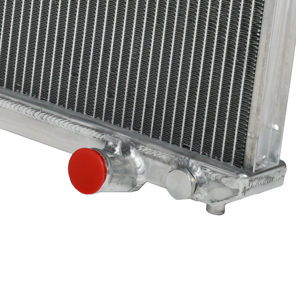 Dettaglio costruttivo del radiatore maggiorato Cooling Solutions per Toyota JZX100 1JZ