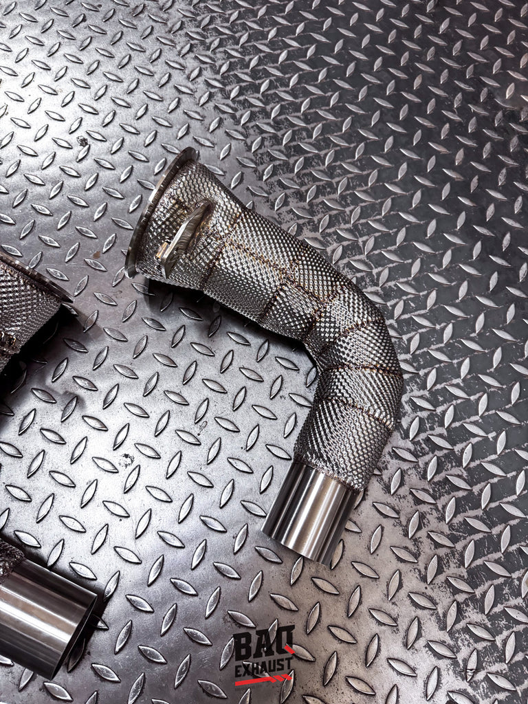 Downpipe BAQ Exhaust Porsche 911 992.1 Turbo / Turbo S / Sport Classic 3.8 con GPF – foto 3