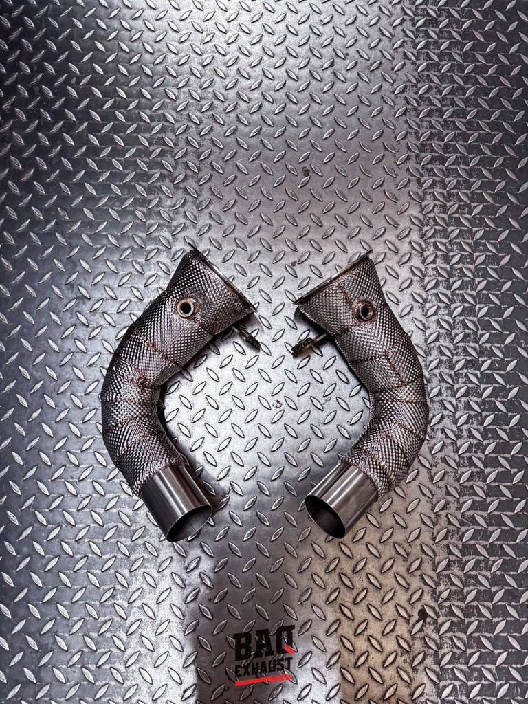 Downpipe BAQ Exhaust Porsche 911 992.1 Carrera / Carrera 4 / Targa / GTS 3.0 con GPF – foto 4