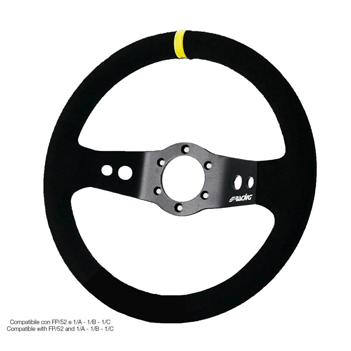Volante Sportivo UniversaleRally nero