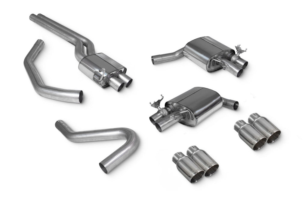 Scarico half system Scorpion Audi S4 B9 3.0 TFSI senza GPF 2017-2019 - foto 11